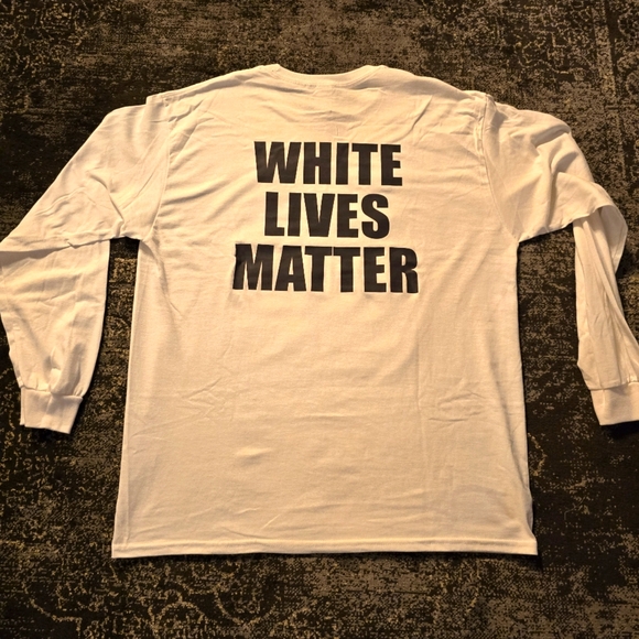 BOOTLEG White Lives Matter long-sleeve - Picture 1 of 9